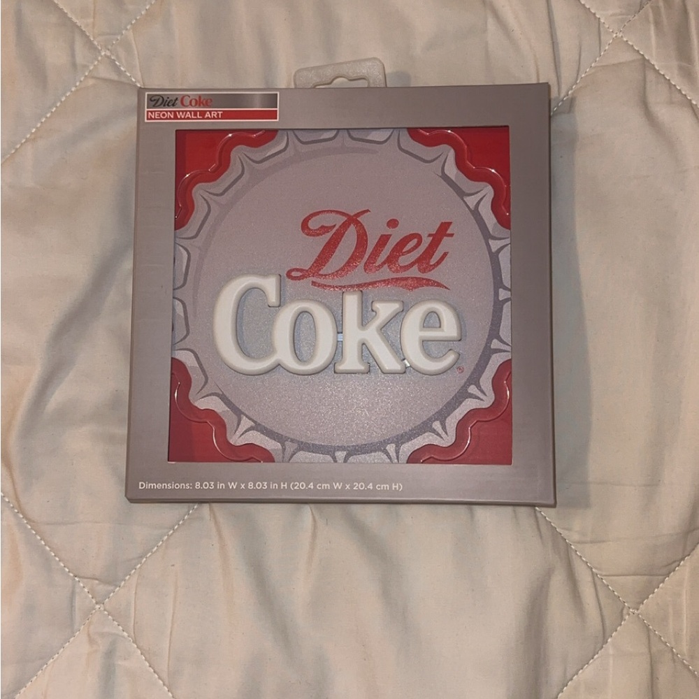 Neon Wall Art - Red and White